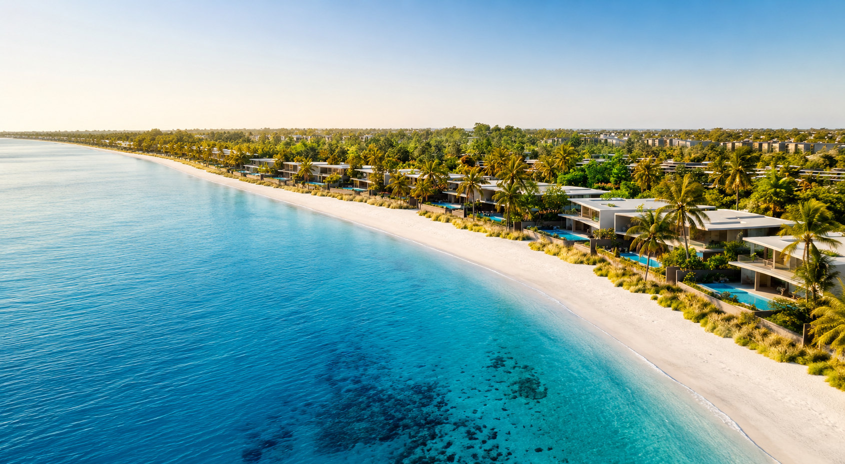 Marsa Al Saadiyat waterfront villas beach