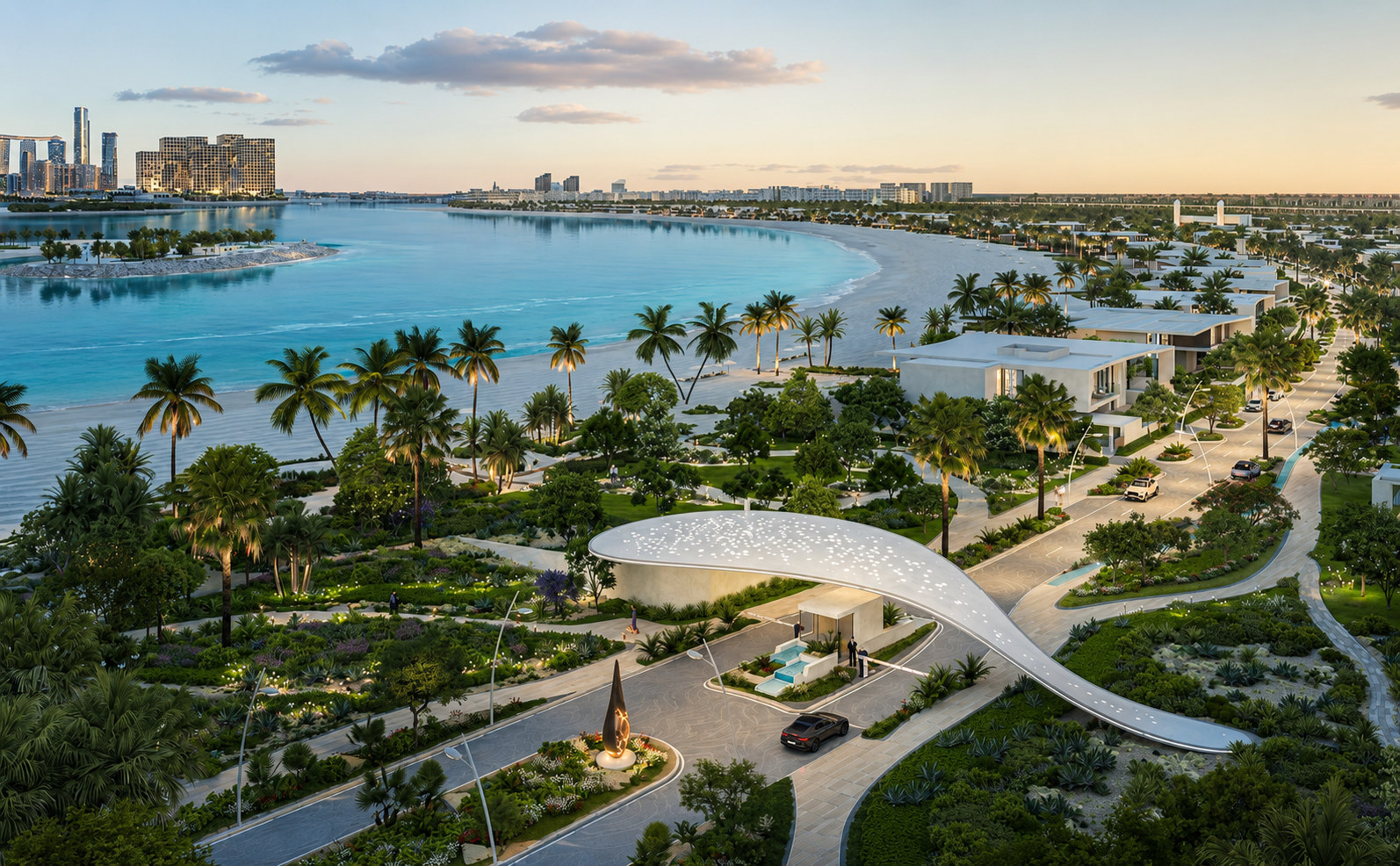 Marsa Al Saadiyat central park pavilion